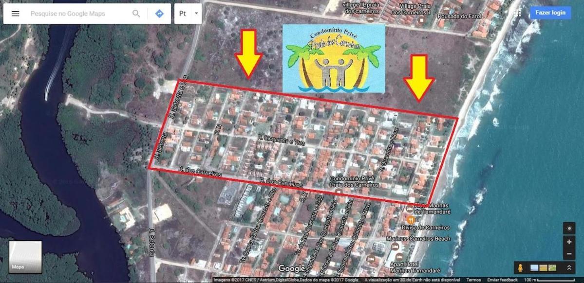 Casa Em Condominio Beira Mar Praia Dos Carneiros Tamandaré Exterior photo